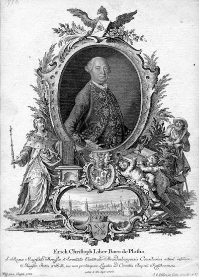 Engraved Portrait by Johannes Esaias Nilson